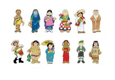 Juego de tablón de anuncios Carson-Dellosa International Kids, grados K - 5, juego de 12 Foto 1 de 4