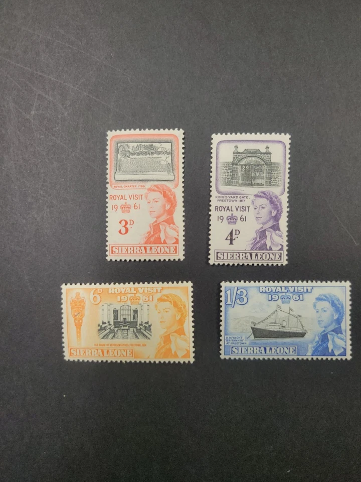 Estampillas de Sierra Leona Scott 221 - 224 MNH Foto 1 de 1