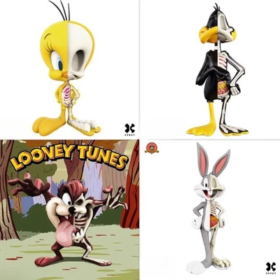 Mighty Jaxx Xxray Freeny Looney Tunes Semi-dissection 3.9" Figure Collectible - Image 1 of 4