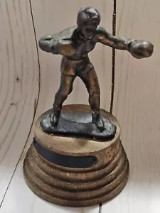 Vintage Dowtown A. C. 1947-48 Kinghts of the Cauliflower Ear Metal Boxing Trophy - Picture 1 of 7