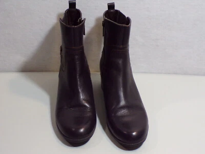 Botines Bandolino Curtain Call Marrón Cremallera Lateral Elásticos Elastizados Mujer Talla 9M Foto 1 de 4