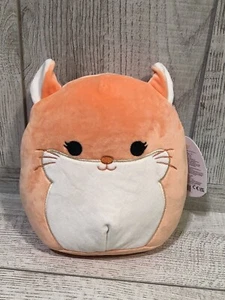 Malvavisco blando 8" Erica chinchilla naranja suave melocotón peluche nuevo con etiquetas nuevo original nuevo con etiquetas - Imagen 1 de 7