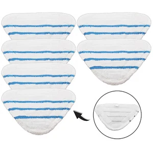 6 x Almohadillas de cubierta de piso de microfibra para fregona limpiadora de vapor BELDRAY 5 en 1 y 9 en 1 - Imagen 1 de 12