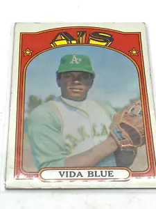 1972 Topps #169 Vida Blue Oakland Athletics baseball card - Picture 1 of 5