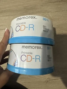 Memorex CD-R Digital Media 52X 700mb 80Min 2-30 Pack New Factory Sealed - Picture 1 of 1