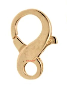 Figura Gucci Amarilla 20mm Oro 14k 8 Infinity Diseñador Cadena Gatillo Cierre EE. UU. - Imagen 1 de 3