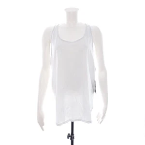 Canotta donna Under Armour vestibilità ampia tinta unita bianca con retro intrecciato taglia XXL - Foto 1 di 11