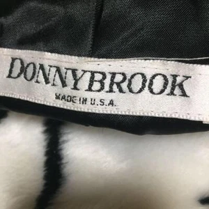 2XL Fur Picasso White Rihanna Black Face Oversized DonnyBrook Women Faux - Picture 1 of 4