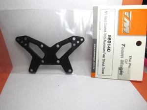 Team Magic M1 Hard Coated 7075 Aluminum Rear Shock Tower 560140 Black  - Picture 1 of 4