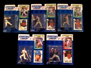 MLB STARTING LINEUP 1993 KENNER FIGURES  (LOT OF 5) (NIP)  - Picture 1 of 6
