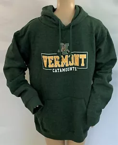 Sudadera con Capucha Rivalry Threads 91 Verde Gráfico Vermont Catamounts, Hombre S,M,L,XL,2XL - Imagen 1 de 1