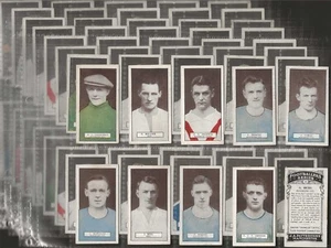PATTREIOUEX-FULL SET- FOOTBALLERS SERIES (BROWN CAPTION 100 CARDS) DIXIE DEAN - Picture 1 of 21