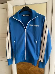 Palm Angels Track Jacket Zip Blu - Foto 1 di 7