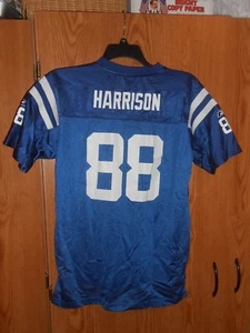 VINTAGE MARVIN HARRISON COLTS REEBOK JERSEY YOUTH SIZE XL - Picture 1 of 2