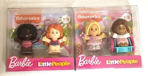 Barbie Little People Figures Play Pack Lot_Birthday_Swimming_4 Dolls_Fast Ship! - Picture 1 of 4