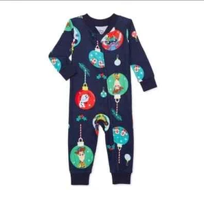Disney 100 Years Unisex Infant Baby Sleeper Family Pajamas Size 6-9 Months NEW - Picture 1 of 3