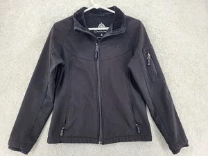 Snozu jacket platinum collection black size small zip up front w/zip Pockets - Picture 1 of 7