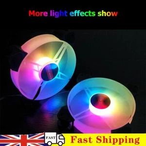 120mm RGB Cooling Fan Chassis Gorgeous Quiet Radiator (Single Fan) - Afbeelding 1 van 8