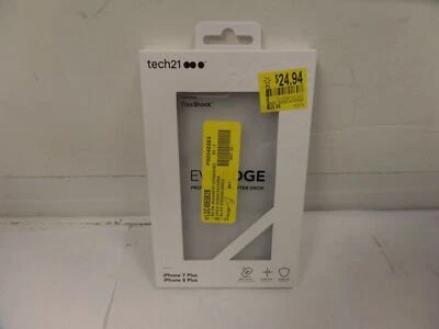 Genuine Tech21 Evo Edge Apple iPhone 7 Plus 8 Plus FlexShock Clear White Case ?? - Image 1 of 4
