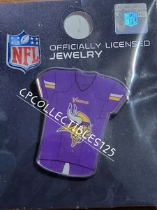 Minnesota Vikings Purple Jersey Lapel Pin NEW - Picture 1 of 1