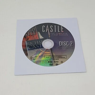 Castle Season 1 One DVD Replacement Disc 2 - Imagem 1 de 3