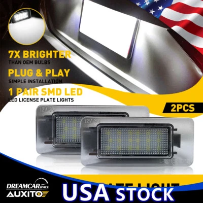 LED 2X Plate License Lights 2019-21 For Nissan Versa Sedan 2021-up Nissan Rogue - Image 1 of 4