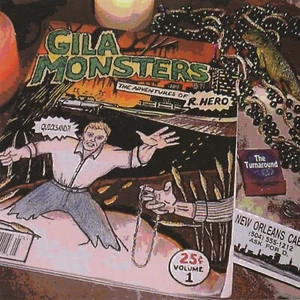 THE GILA MONSTERS adventures NEW ORLEANS SILVER LEAF JAZZ BAND blues rock RARE ! - Picture 1 of 2