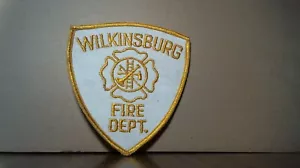 WILKINSBURG PA. TOPPA ANTINCENDIO VINTAGE - RETRO IN TESSUTO - DIPARTIMENTO DEFUNTO - Foto 1 di 2