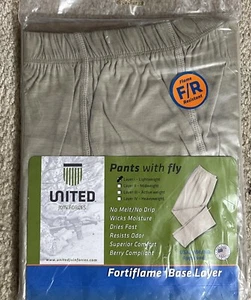 Pantalones resistentes al fuego United Join Forces Fortiflame capa base talla Lg hechos en EE. UU. - Imagen 1 de 7