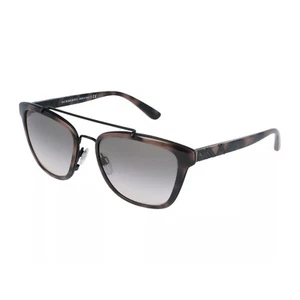 Gafas de sol BURBERRY Havana mármol marrón rectángulo acetato auténtico diseñador - Imagen 1 de 10