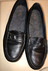 SAS Tripad Comfort Black Leather Slip On Loafers Buckle Womens Size 11 M