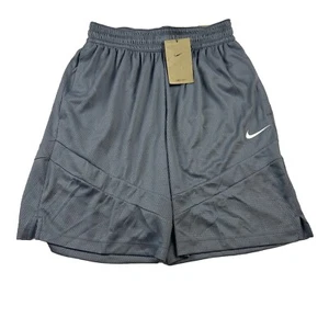 "Pantalones cortos de baloncesto Nike Dri-Fit para hombre talla S gris cordón entrepierna de 8"" nuevos con etiquetas" - Imagen 1 de 11