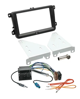 Doppel-DIN Autoradio Einbausatz Radioblende Adapter für VW POLO V 6R ab 03/2009 - Bild 1 von 4