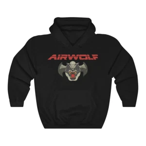 Airwolf Team Insignia 1984 Vintage Men's Hoodie - Picture 1 of 53