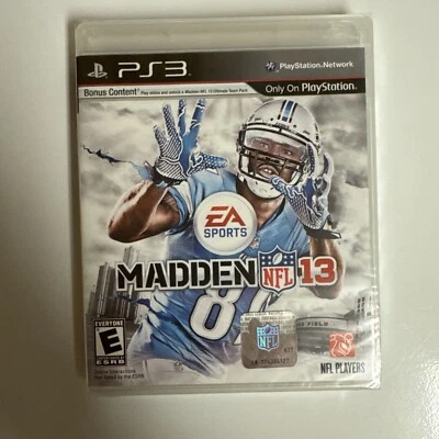 Madden NFL 13 PlayStation 3 PS3 Factory Sealed Brand New - Image 1 of 4