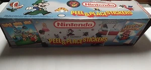 VINTAGE 1989 NINTENDO Peel And Place Stickers. Super Mario Bros 2. Unused! Htf! - Picture 1 of 5