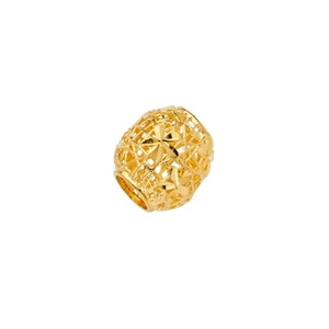 14K Yellow Gold DC Slider Charm Pendant For Mix & Match For Bracelet OR Chain - Picture 1 of 4