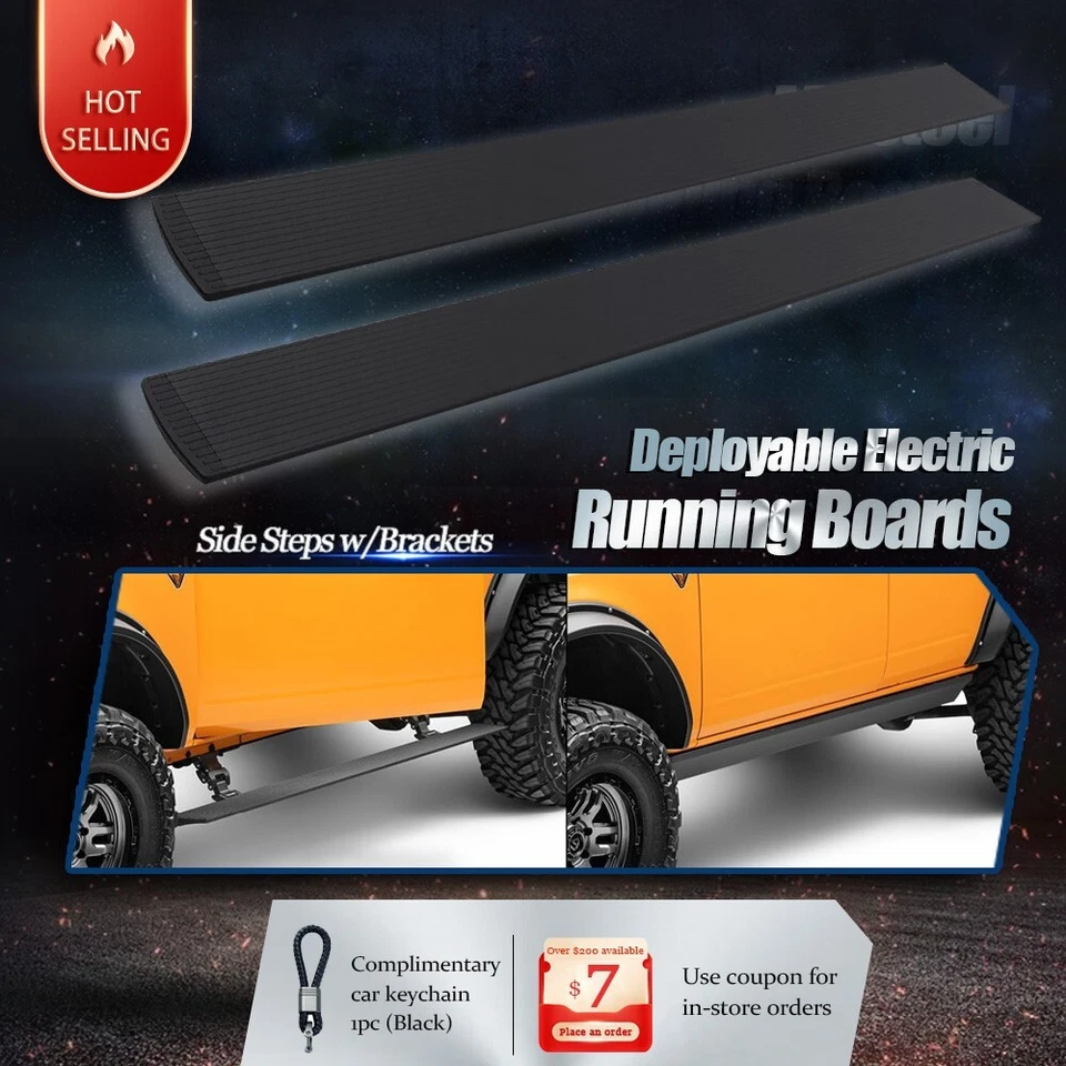 Deployable Electric Running Board Side Step Bar For 2020-2023 Chevrolet Blazer - Image 1 of 4