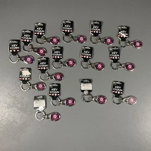 LOT OF 15 - Washington Nationals Durable Metal Key Ring Keychain MLB Baseball - Picture 1 of 24