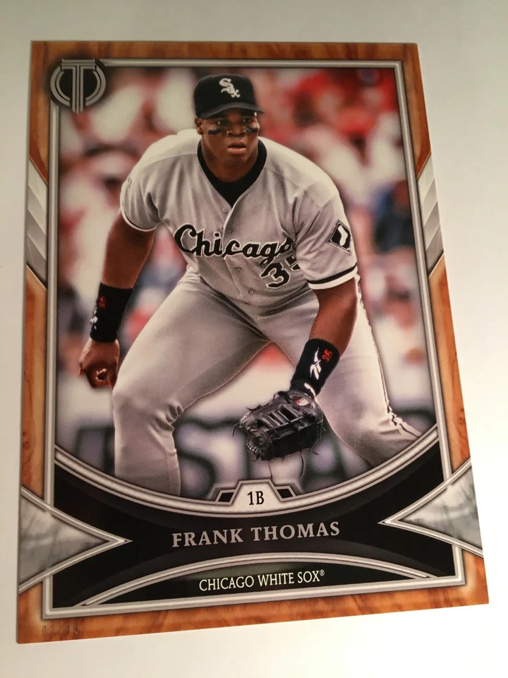2018 Topps Tribute Jumbo 5x7 Frank Thomas White Sox 88 08/49 - Image 1 of 1