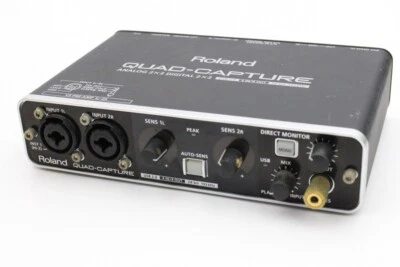 Roland QUAD-CAPTURE UA-55 Audio Interface Gebraucht Japan - Bild 1 von 4