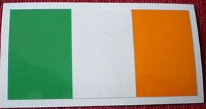 Pair of (2) Ireland Flag peel-off vinyl stickers / decals (ff) - Picture 1 of 1