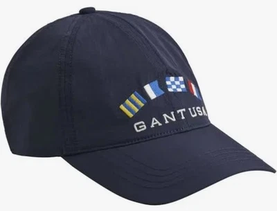 Gorra/Sombrero Bandera Náutica Gant EE. UU. 6 Paneles Correa Trasera Ajustable Azul Marino ENVÍO GRATUITO Foto 1 de 4