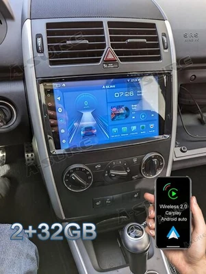 2+32G Android 14 CarPlay Autoradio Für Mercedes Benz A/B-Klasse W169 W245 W639 - Bild 1 von 4