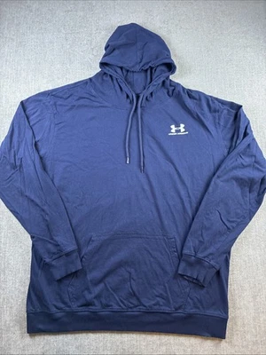 Under Armour Lightweight Hoodie Men’s 3XL Navy Blue Casual Gym Training  - Image 1 of 4