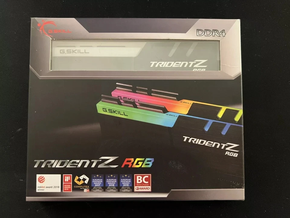 G.SKILL Trident Z RGB 16GB 2x8GB (F4-3200C16D-16GTZR) Intel XMP specific - Image 1 of 1