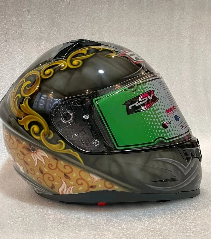 CASCO RSV MOTO PERSONALIZADO "BATIK" (O HECHO A PETICIÓN), AIRBRUST NO PEGATINA Foto 1 de 4