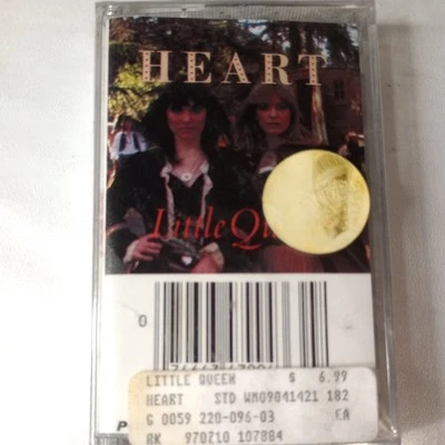 SEALED  Heart, Little Queen CASSETTE 1977 CBS Records PRT 34799 - Image 1 of 4