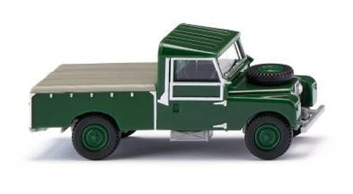 Wiking 010704 - 1/87 Land Rover Pickup - Verde Scuro - Nuovo - Immagine 1 di 1