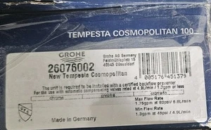 GROHE New Tempesta Doccia a Mano Doppia Funzione in StarLight Cromo 26076002 - Foto 1 di 1